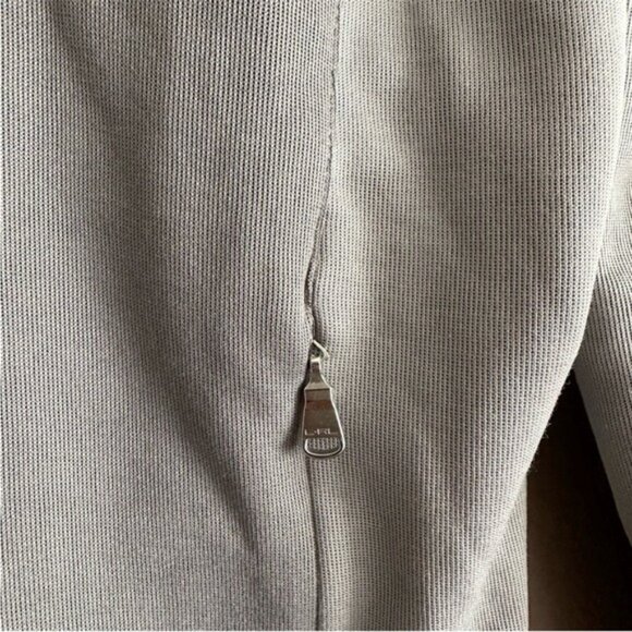 Vintage Lauren Ralph Lauren Active Women 2-Tone Gray Zip Track Jacket Sz Small - Picture 8 of 11